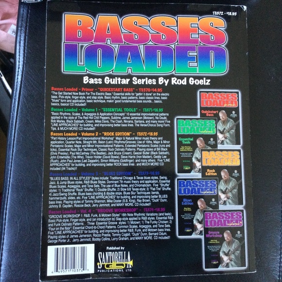 Bass Guitar Book and Cd Basses Loaded Volume 2 Rock Edition - Picture 10 of 12